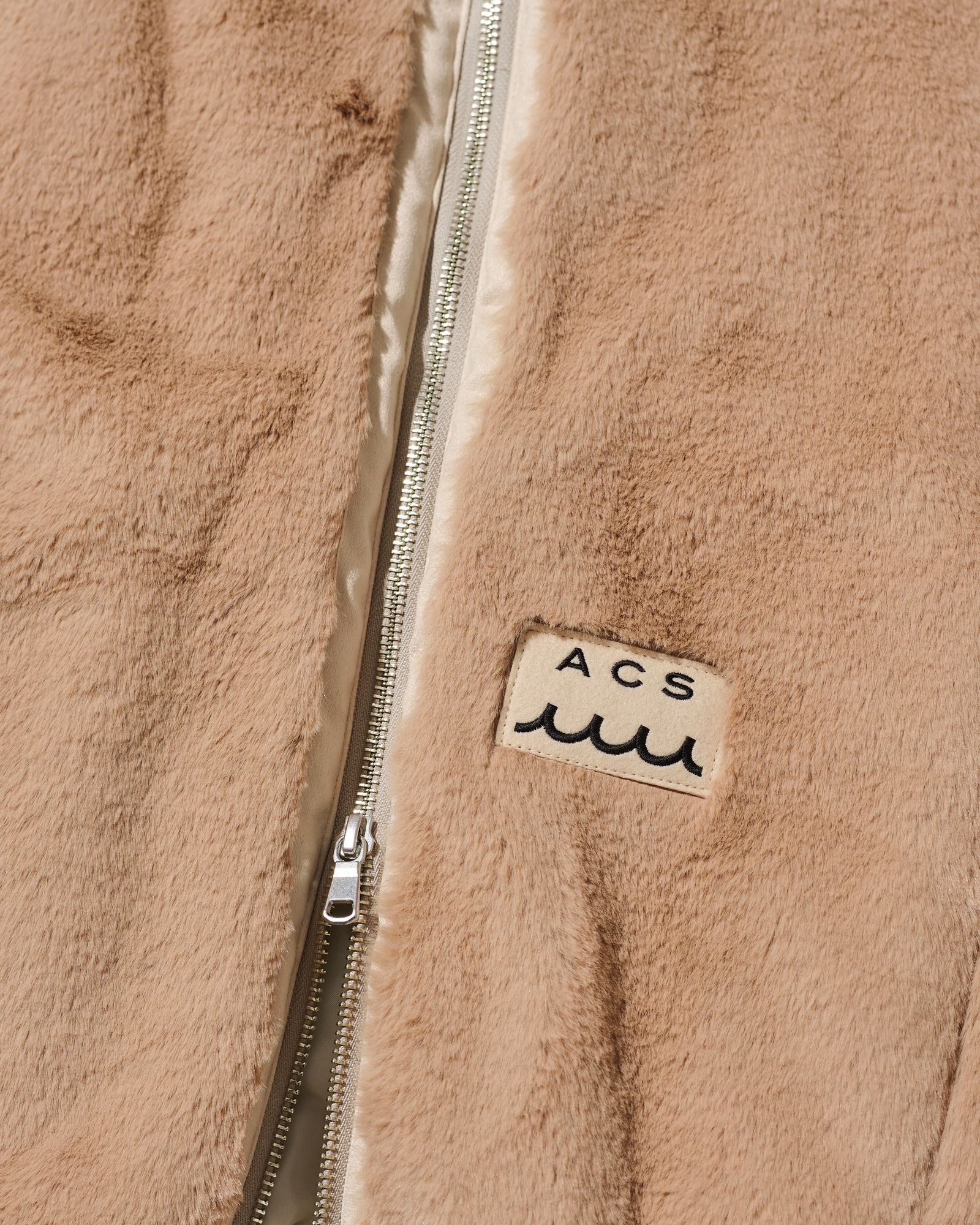 ☆先行予約☆ muta MARINE × ACANTHUS / フェイクファージャケット / Faux Fur Jacket / BEIGE 【MA2650】