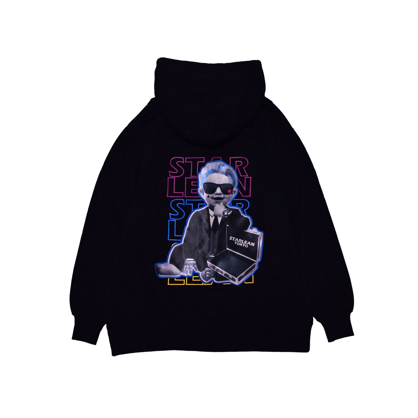 ジップアップパーカー SUIT BABY ZIP HOODIE BLACK