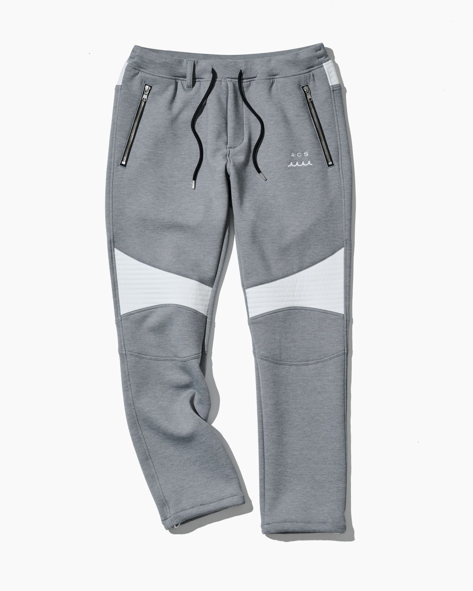 ☆先行予約☆ muta MARINE × ACANTHUS  / バイカーパンツ /  Double-knit Biker Pants / GREY 【MA2653】