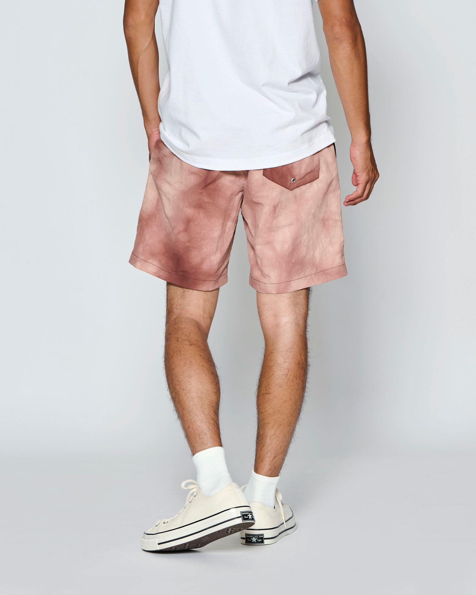 ☆先行予約☆muta MARINE × ACANTHUS  / Wネームロゴショーツ /  W-name logo S/S shorts / ORANGE 【MA2729】