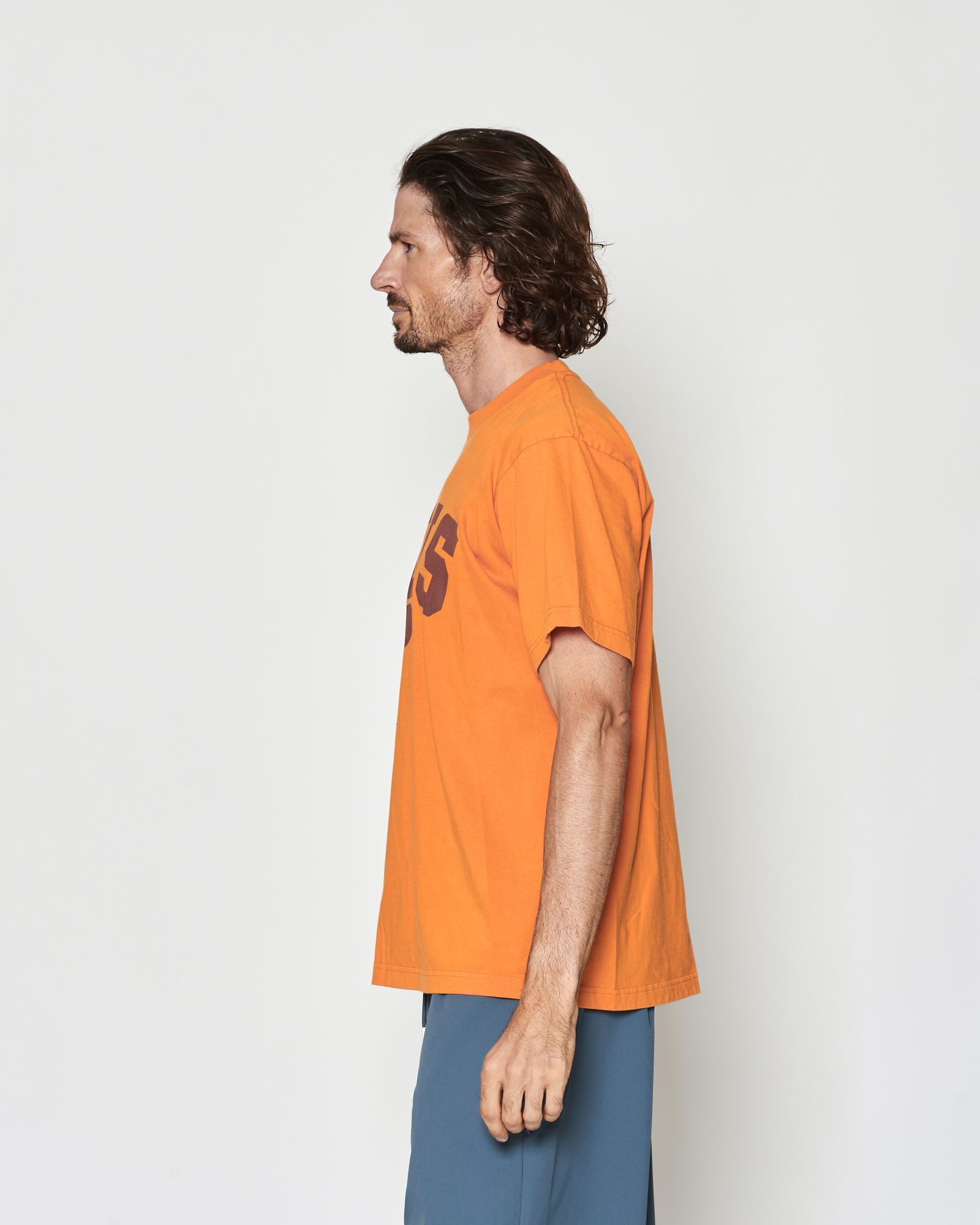 ☆先行予約☆ カレッジロゴTシャツ  /  Aging College Logo Tee / ORANGE【CT2601】