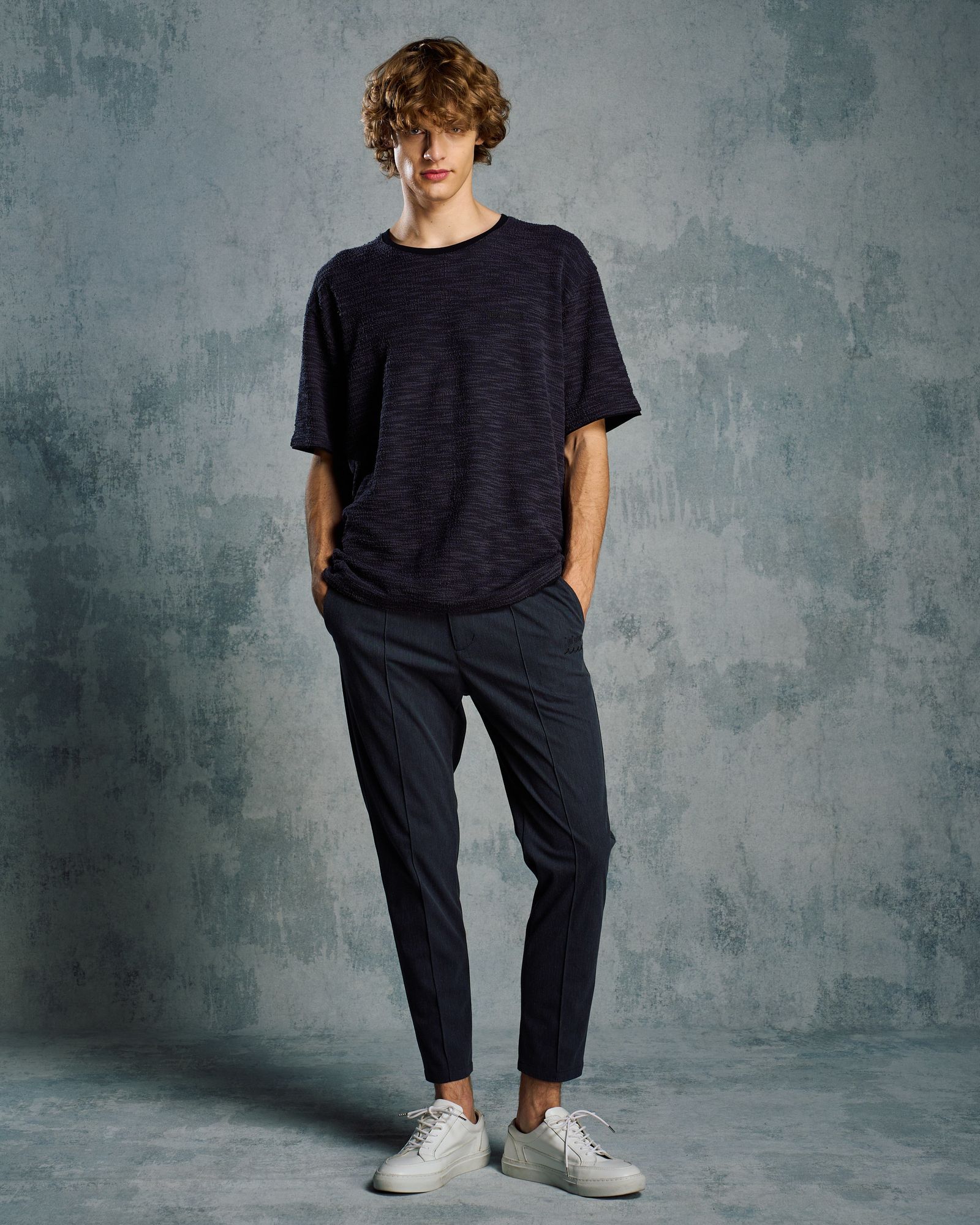 ☆先行予約☆ muta × wjk  / ピンタック イージースラックス / smart pin-tuck slacks  / CHARCOAL [501 mw01i]