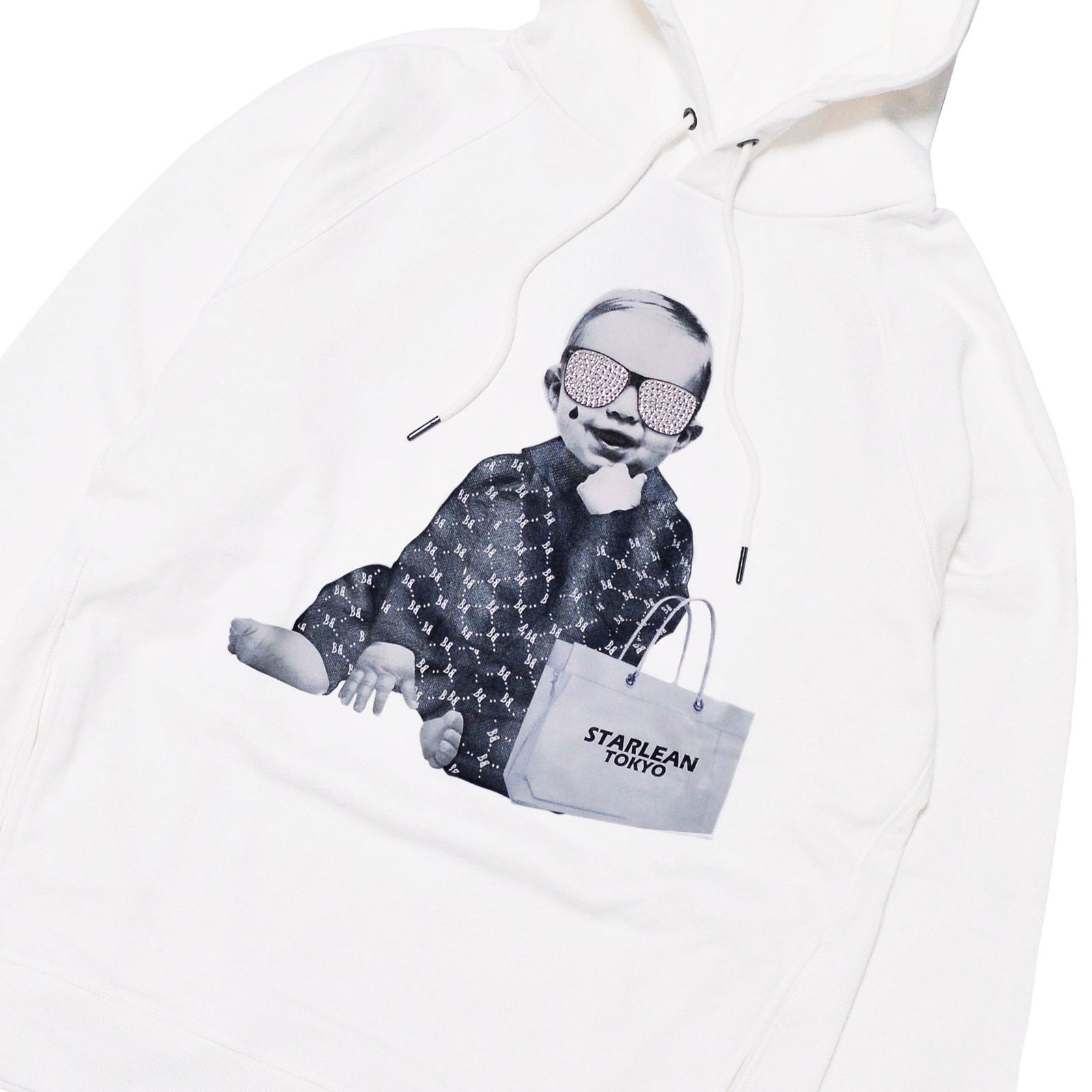プルオーバーパーカー / SWALLOW HOODIE / WHITE [SLPP154]