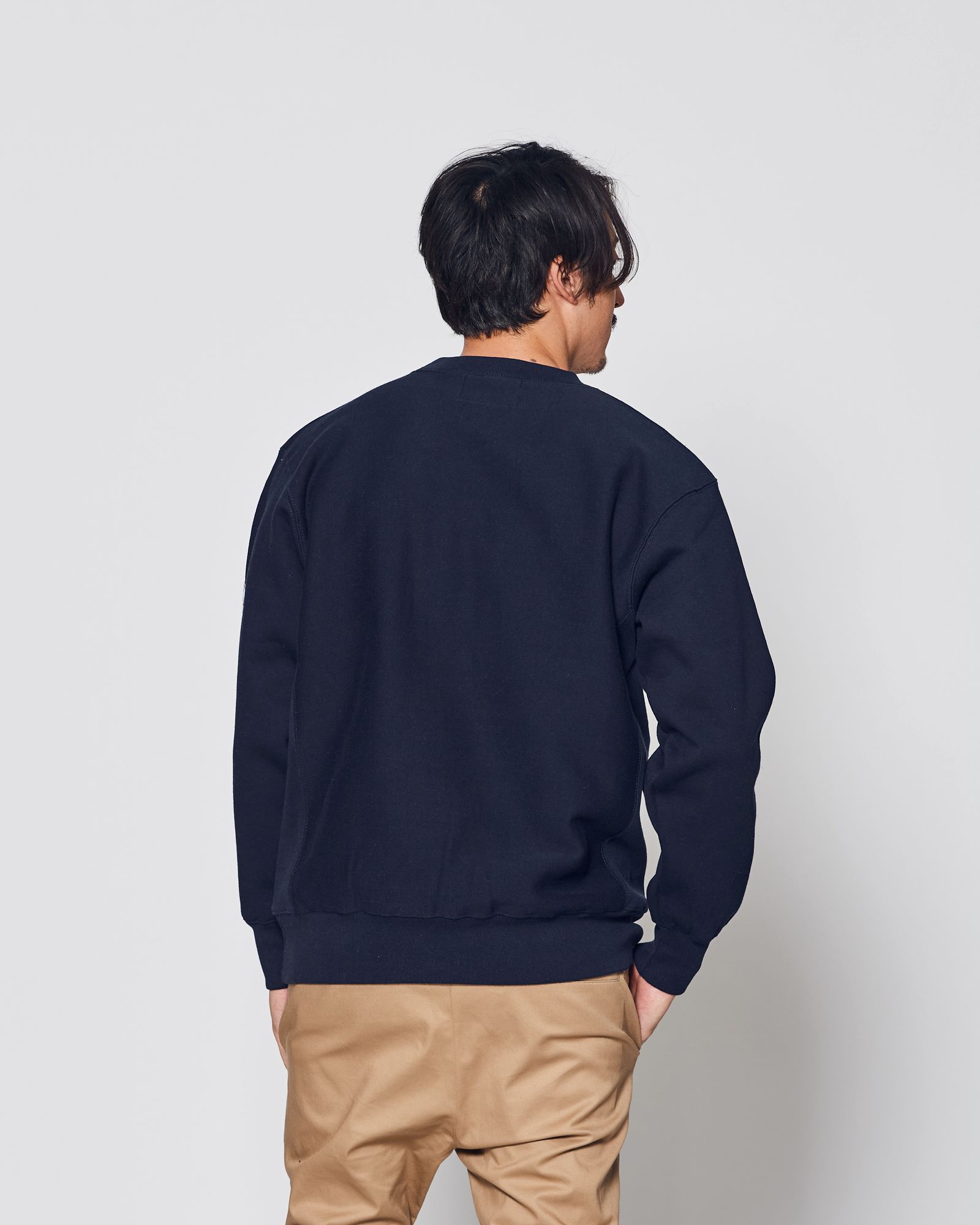 ☆先行予約販売2025年9月下旬～10月下旬頃入荷予定☆ ACANTHUS × muta MARINE / muta sweet muta Crewneck Sweatshirt / スウェット / NAVY 【MA2546】