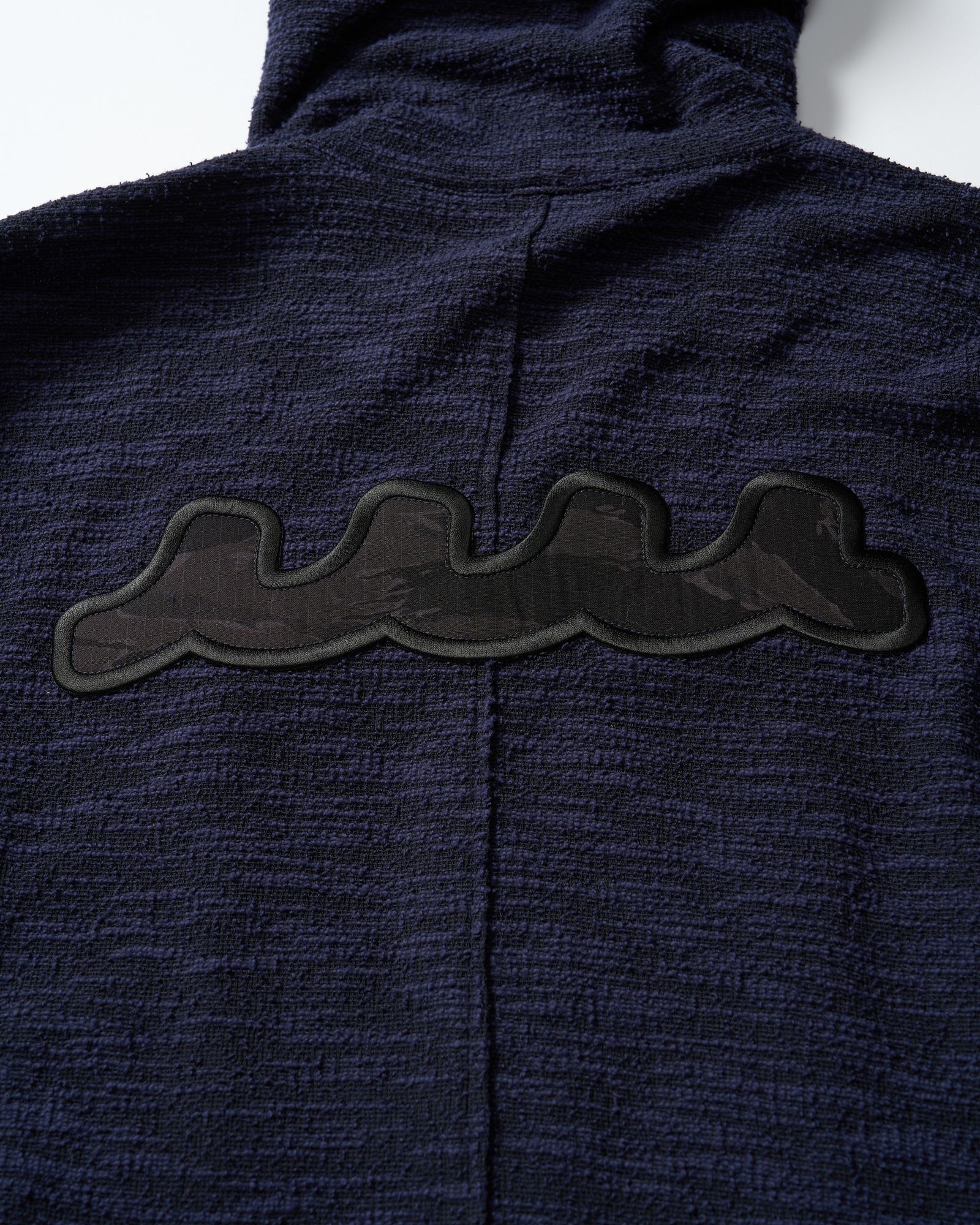 ☆先行予約☆ muta × wjk  / ニットジャガード リラックス パーカー / knit jacquard relax parker / NAVY [204 mw02i]