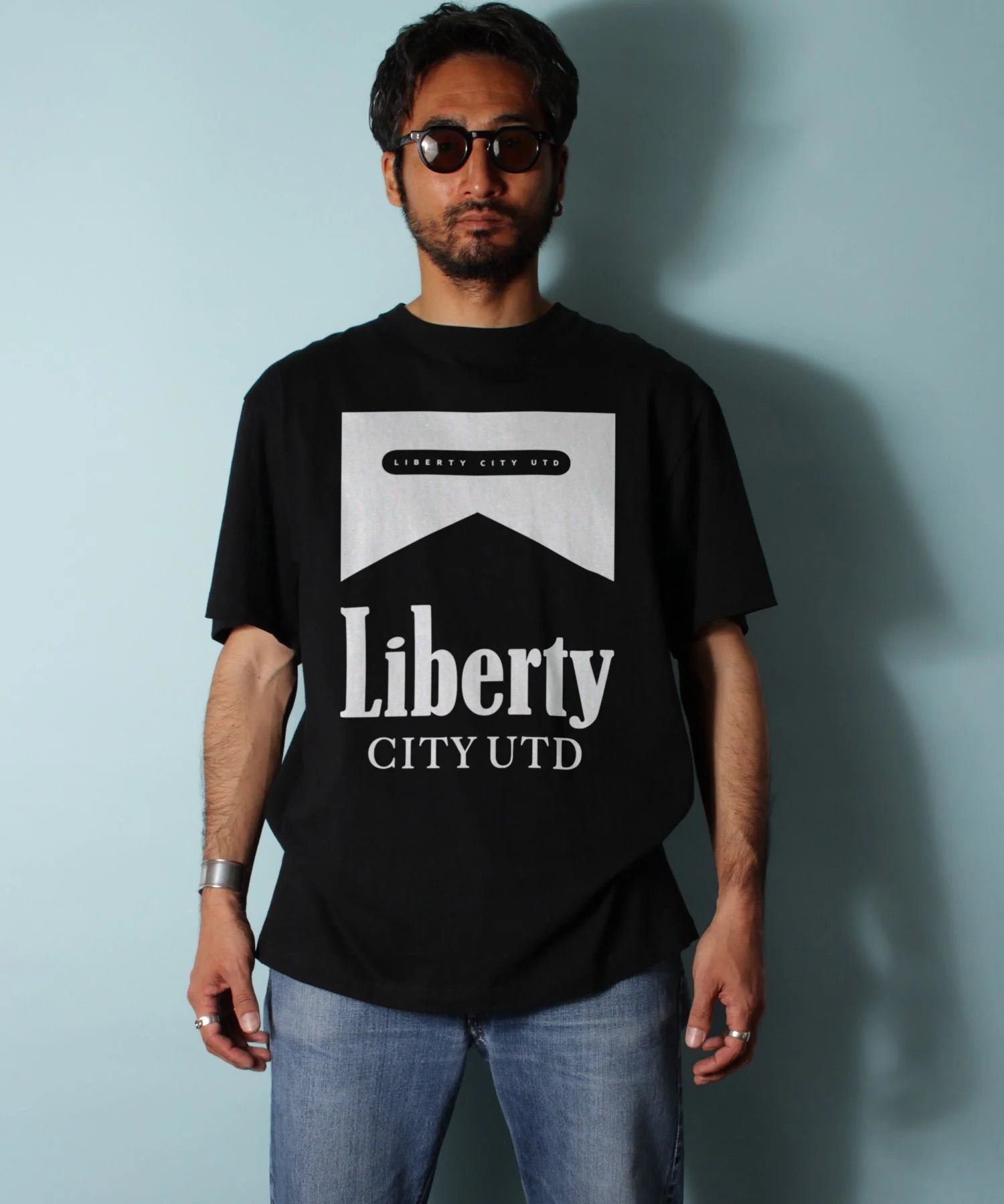 [THE CIGARETTES] Tシャツ / BLACK [241706MB]