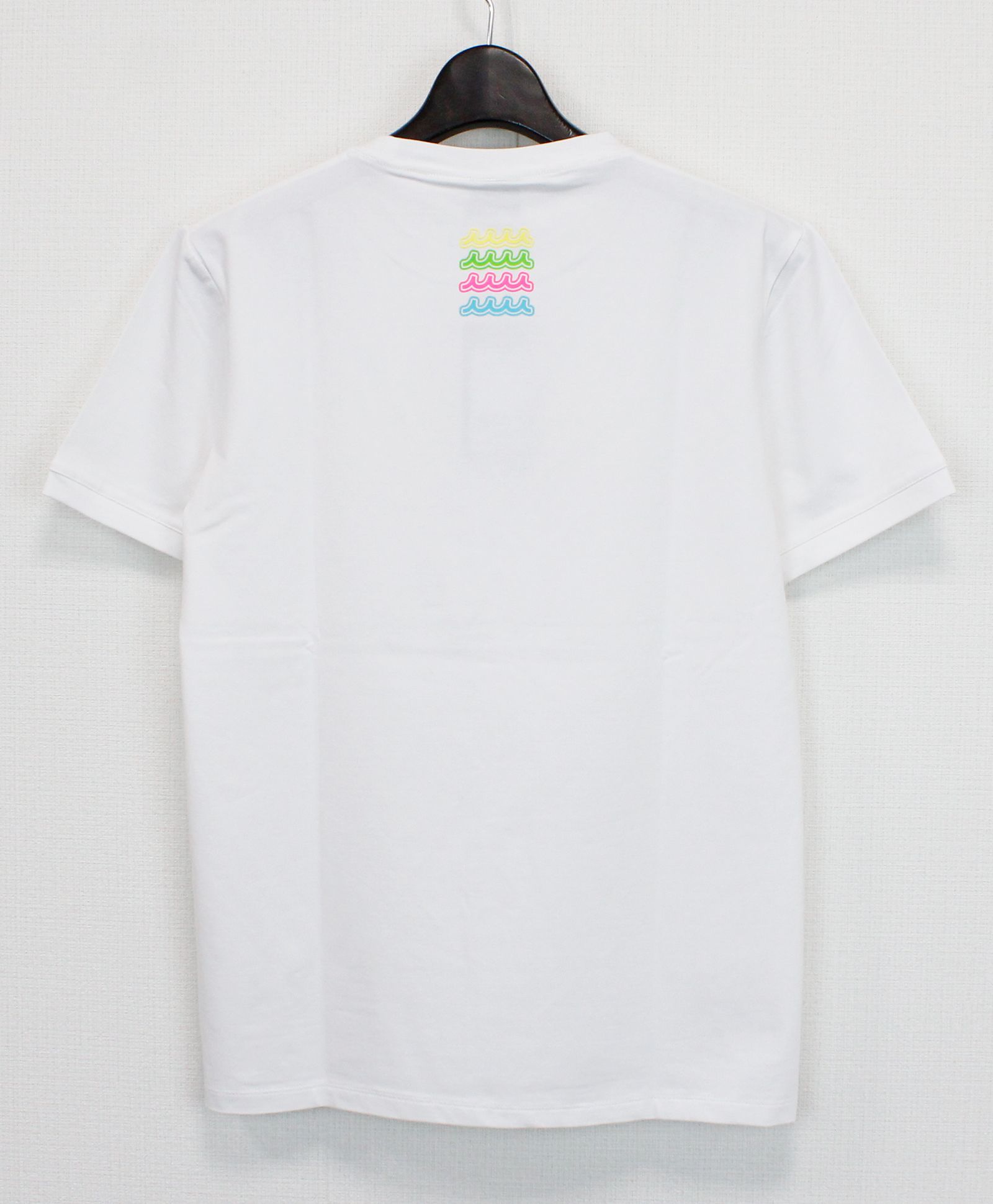 ムータマリン Tシャツ ホワイト 7 muta - MELT WAVE Tシャツ / ホワイト/レインボー [MMAX-434461