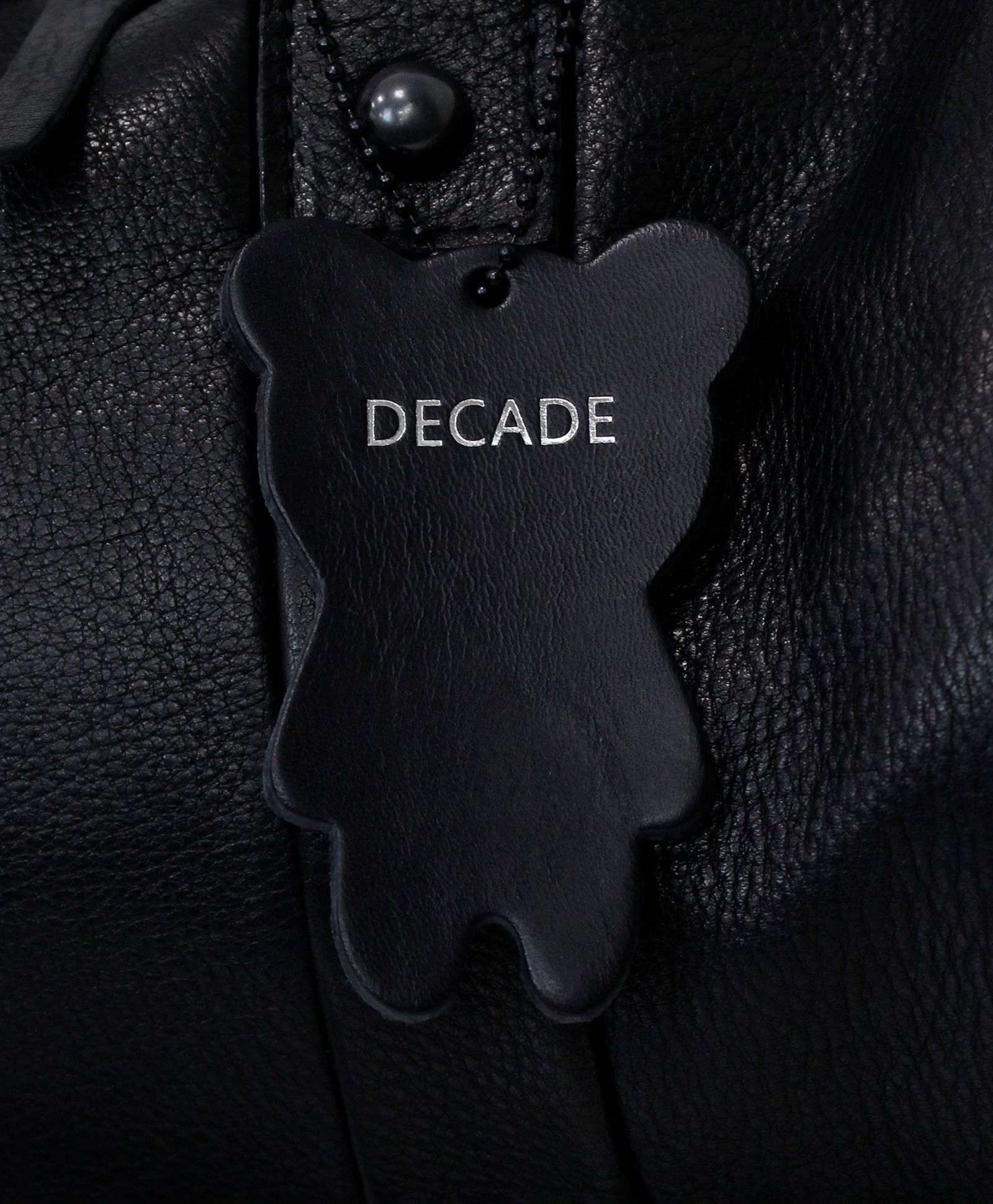 オイルドカウレザー・ミニボストンショルダーバッグ / Oiled Cow Leather Mini Sholder BOSTON BAG / B-BLACK [DCD-01516 B-BK]