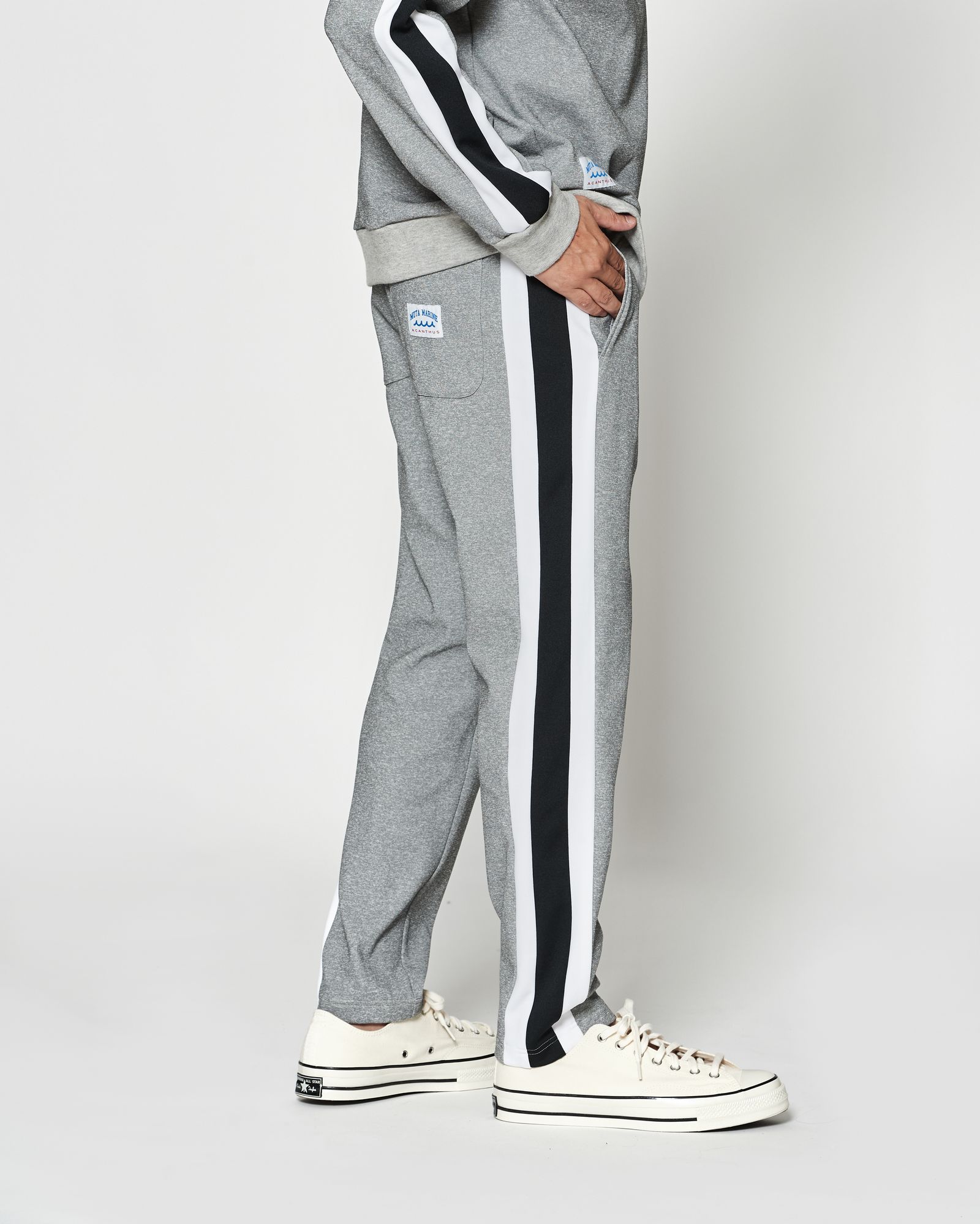 ☆先行予約☆muta MARINE × ACANTHUS / トラックパンツ / Track Pants / GREY 【MA2608】