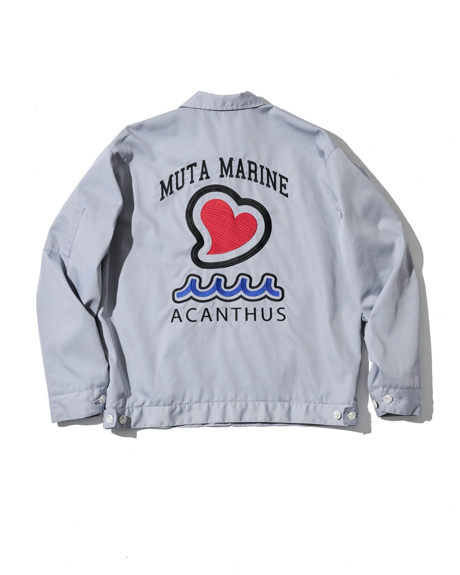 ☆先行予約☆muta MARINE × ACANTHUS  / スーベニアジャケット /  Souvenir Jacket / GREY【MA2701】
