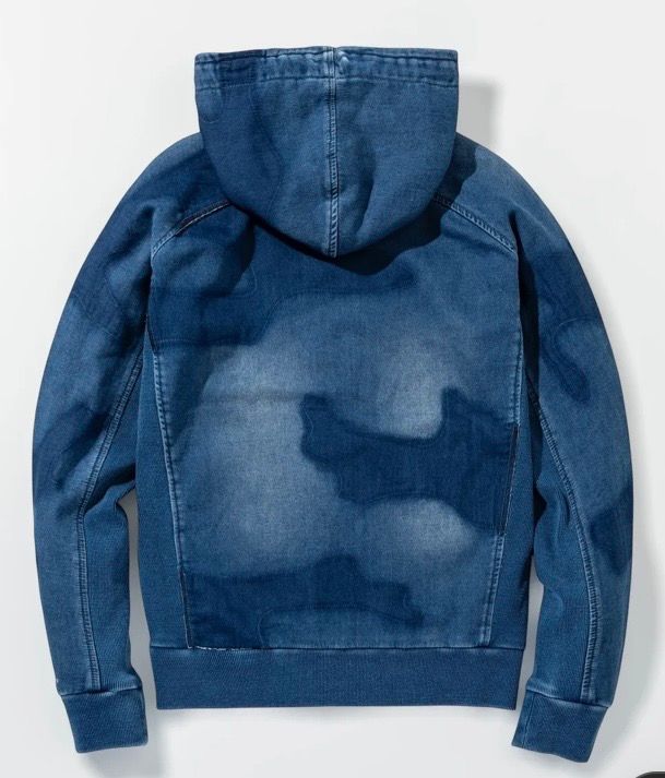 インディゴカモ ジョグフーディー / パーカー / インディゴ【USO-26060】