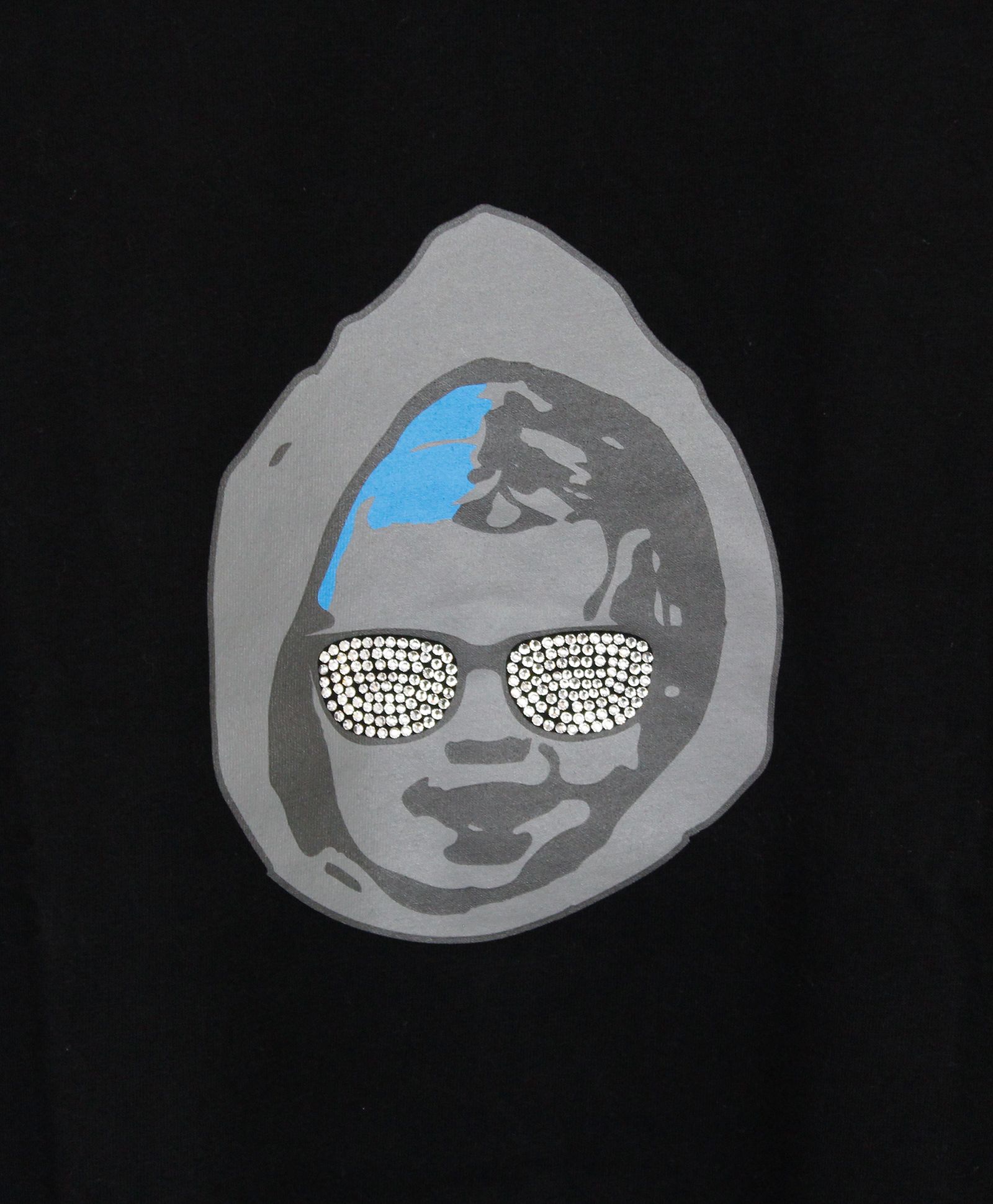 プリントロンT BABY SWAROVSKI LONG SLEEVE BLACK / [SLLT058]