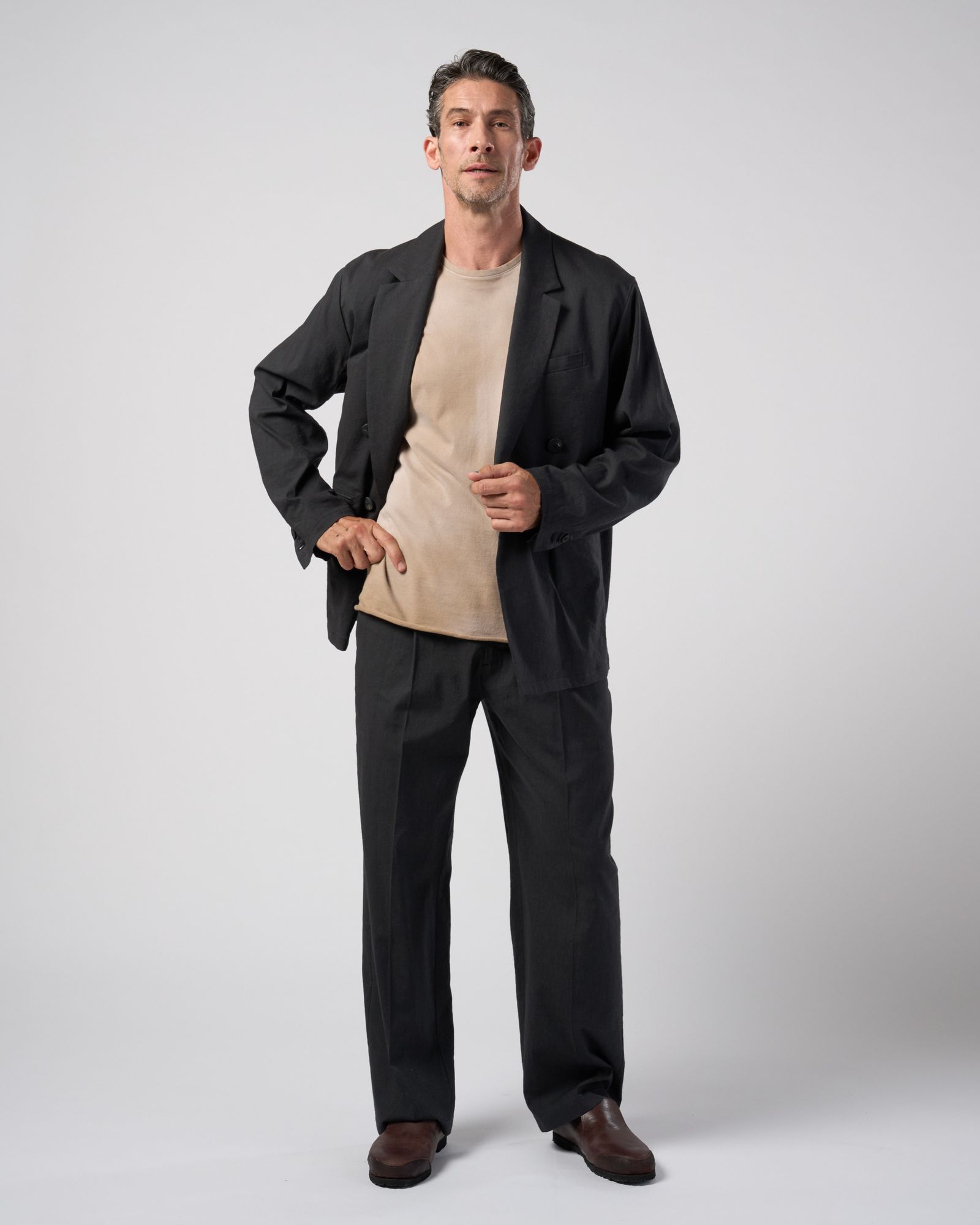 ☆先行予約☆ wjk  / フェードカットオフ半袖Tシャツ / fade cut-off S/S / fade beige 【7154 lj93k】