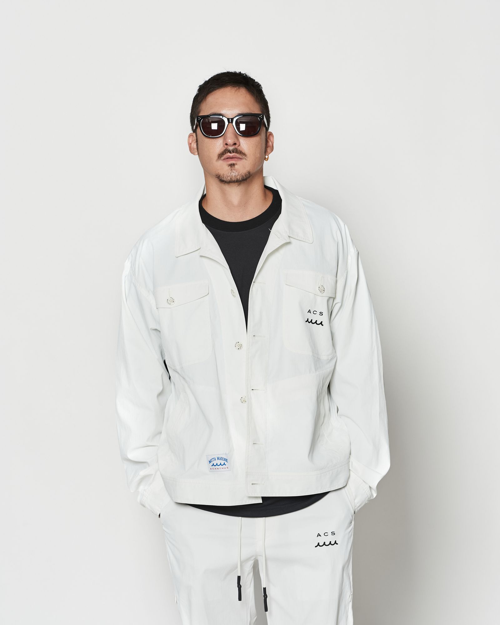 ☆先行予約☆muta MARINE × ACANTHUS  / トラッカージャケット / Trucker Jacket / WHITE【MA2601】