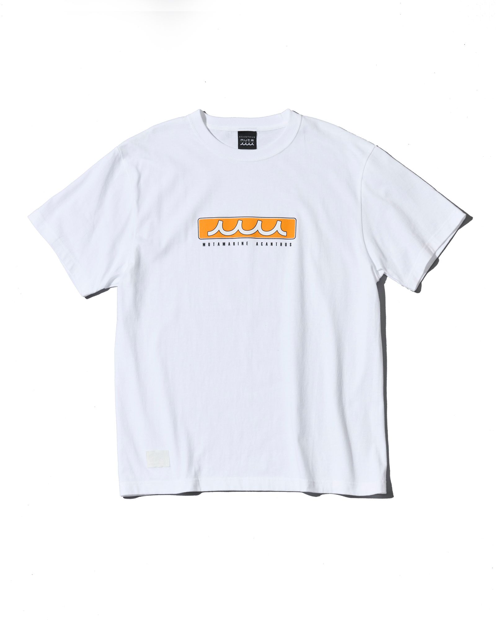 ☆先行予約☆muta MARINE × ACANTHUS  / ボックスロゴTシャツ /  Box Logo Tee / WHITE【MA2716】