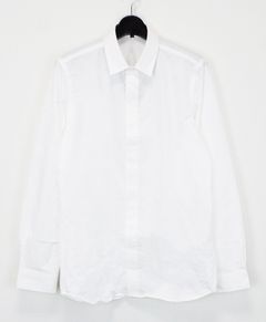 レギュラーカラーシャツ WHITE / INT-016
