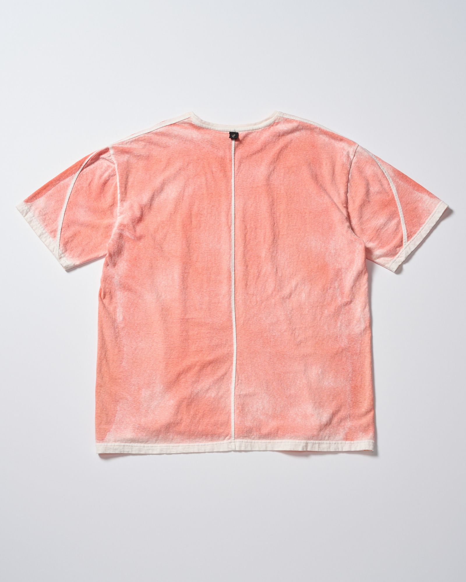 ☆先行予約☆ スプレー加工カットソー /  back-spray dye S/S / FADE ORANGE [7135 cj75i]