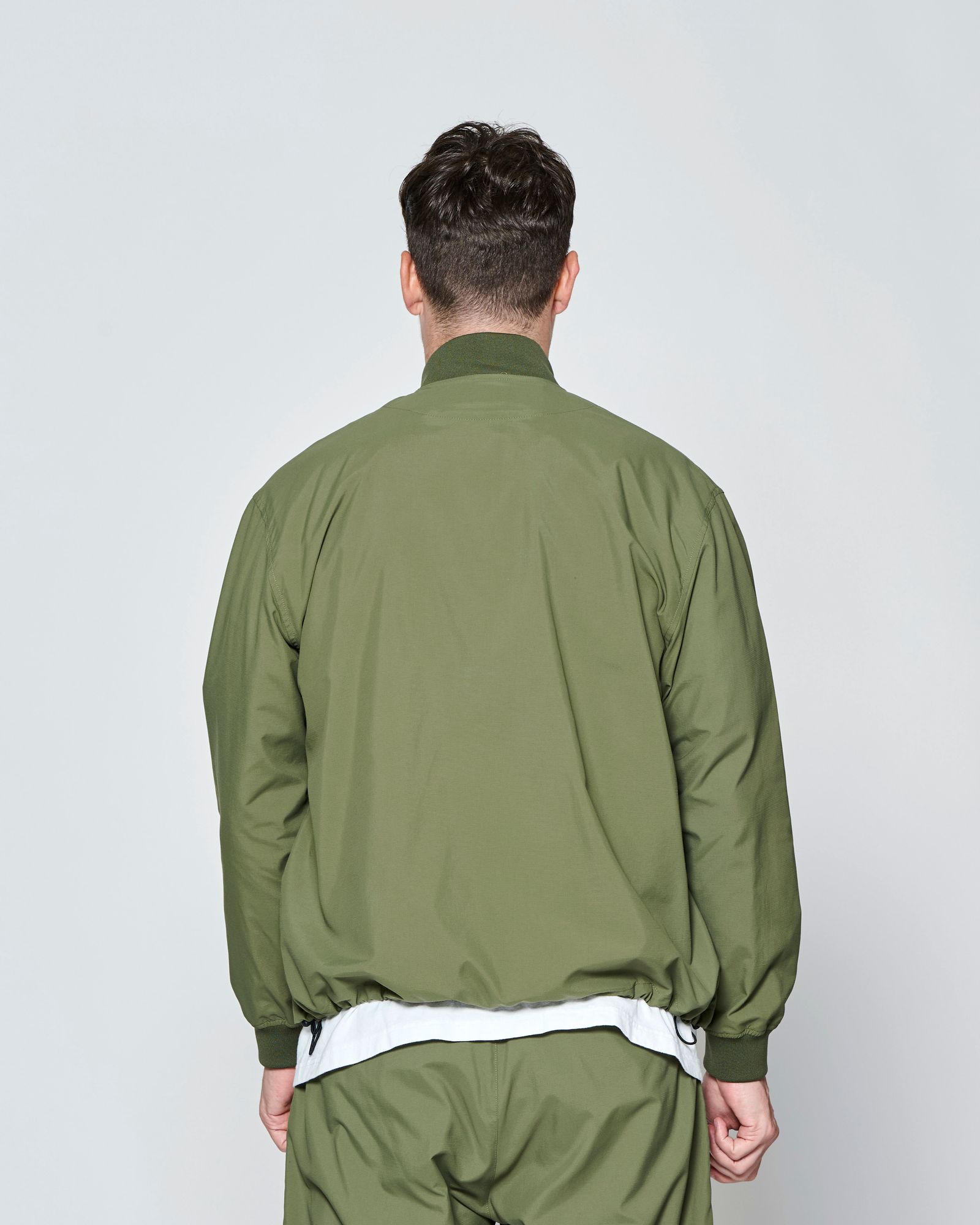 ☆先行予約☆ SUPPLEX® ナイロン ジップジャケット  /  SUPPLEX® Nylon Contrast Zip Jacket / OLIVE 【JK2703】