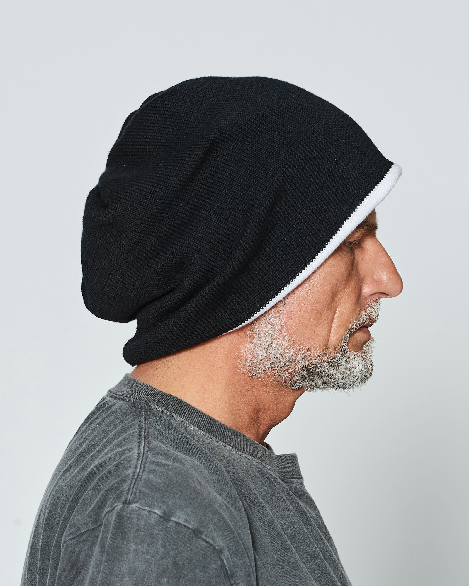 Balloon Knit Cap / ニットキャップ / BLACK 【CP2505】