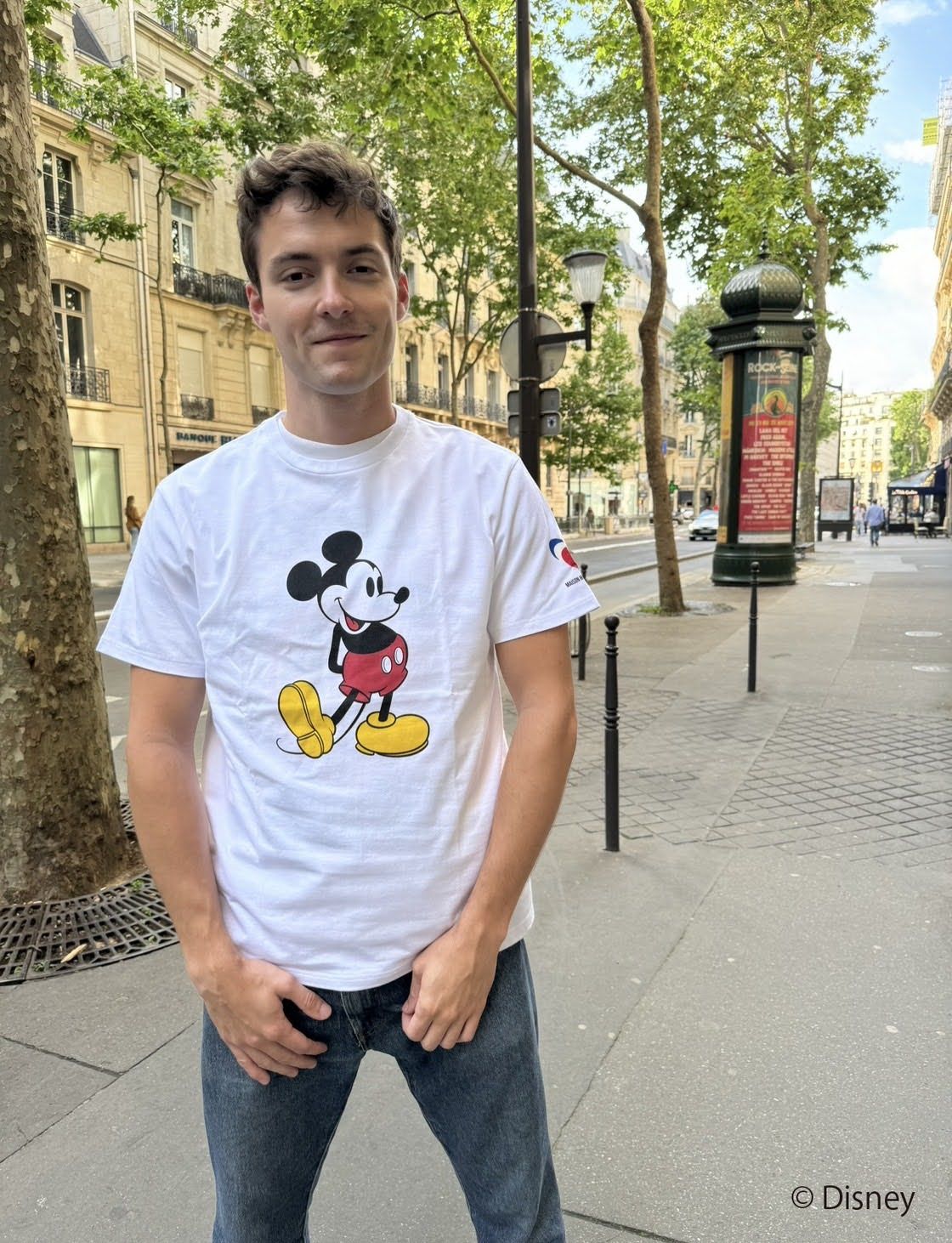 Limited design T-shirt 01 / Mickey / WHITE