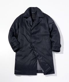 ☆先行予約☆1PIU1UGUALE3 RELAX × +phenix / ウールライクロングダウンコート WINDSTOPPER プロダクト by GORE-TEX LABS /ウィンドストッパー / ゴアテックス  / ブラック【USO-26150】