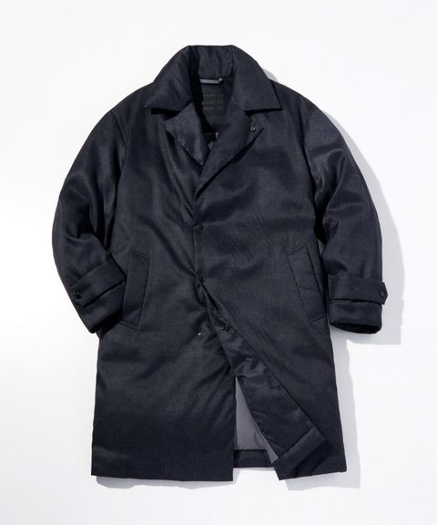 ☆先行予約☆1PIU1UGUALE3 RELAX × +phenix / ウールライクロングダウンコート WINDSTOPPER プロダクト by GORE-TEX LABS /ウィンドストッパー / ゴアテックス  / ブラック【USO-26150】
