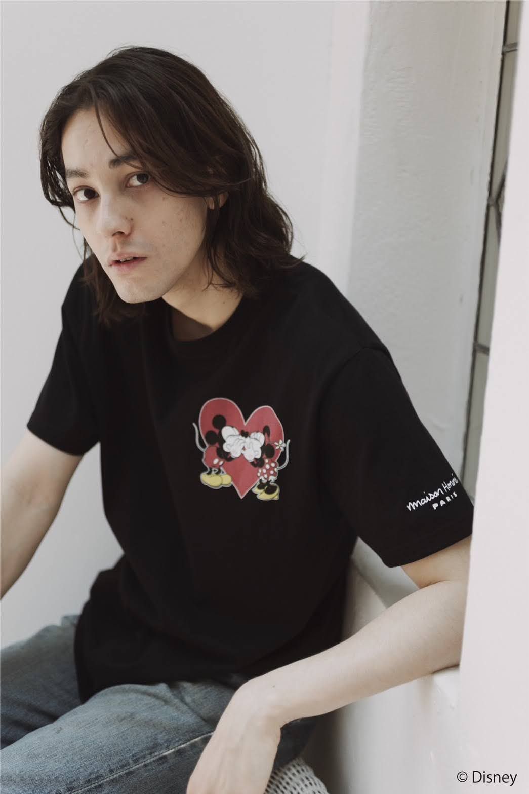 Limited design T-shirt 03 / Mickey / BLACK