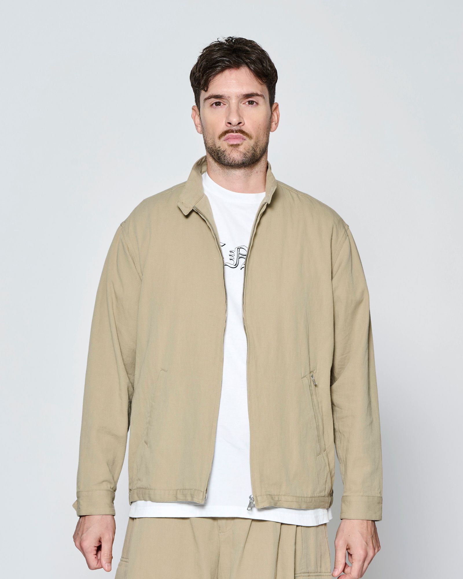 ☆先行予約☆ ハリントンジャケット  /  Harrington Jacket / BEIGE 【JK2702】