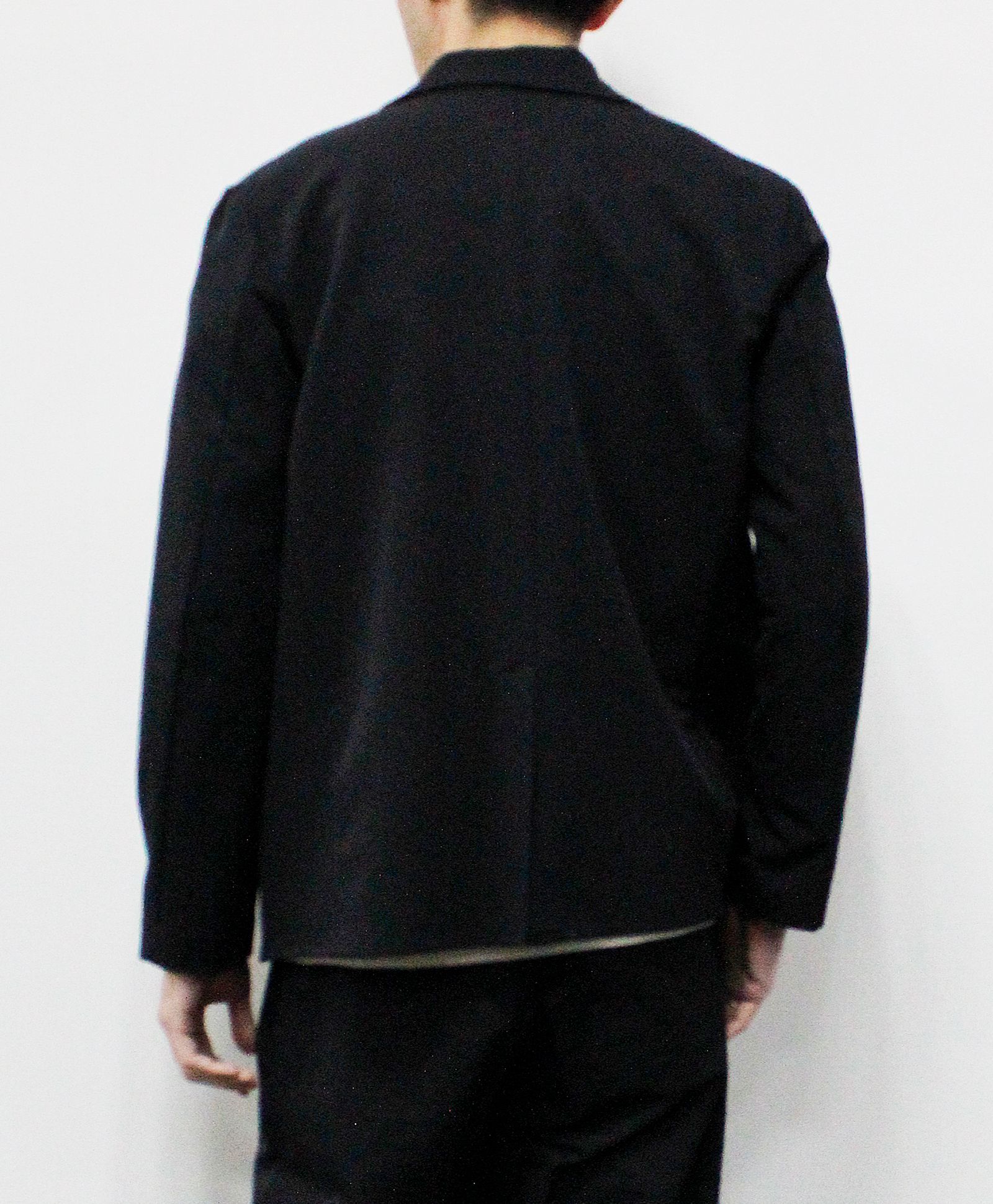 N/Peダブルクロスストレッチ イージージャケット / ブラック [26003]