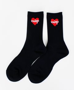 ソックス / Heart Socks / BLACK