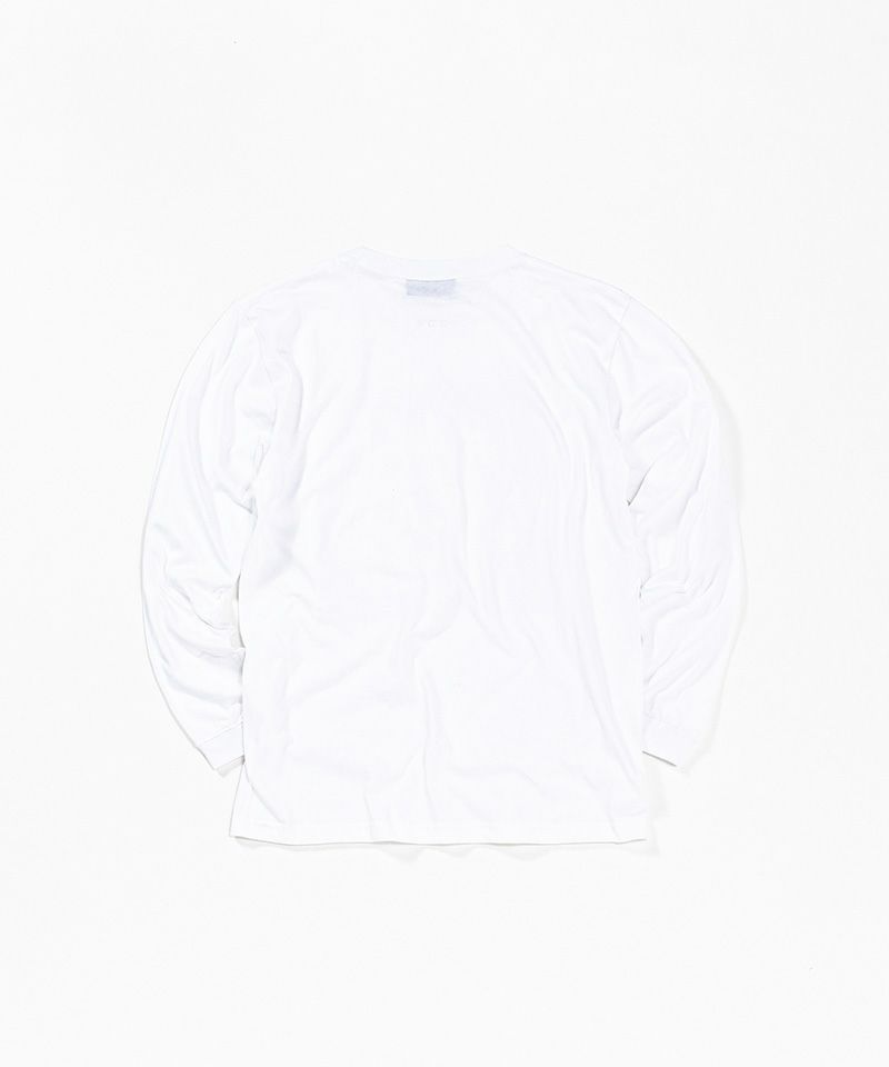 ACANTHUS × NOTHING / L-S Tシャツ / I HATE EVERYTHING Tee / WHITE