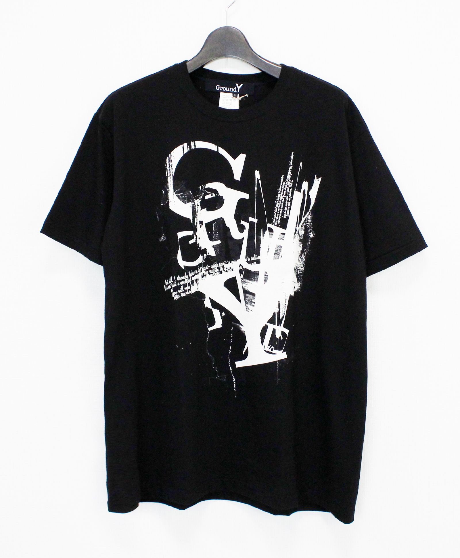 JERSEY LOGO T-SHIRT / BLACK [GK-T71-070-2]