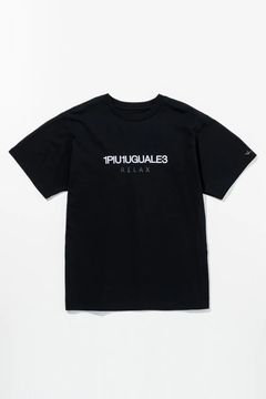 ブランドロゴリバースプリント Tシャツ / ブラック【UST-26069】