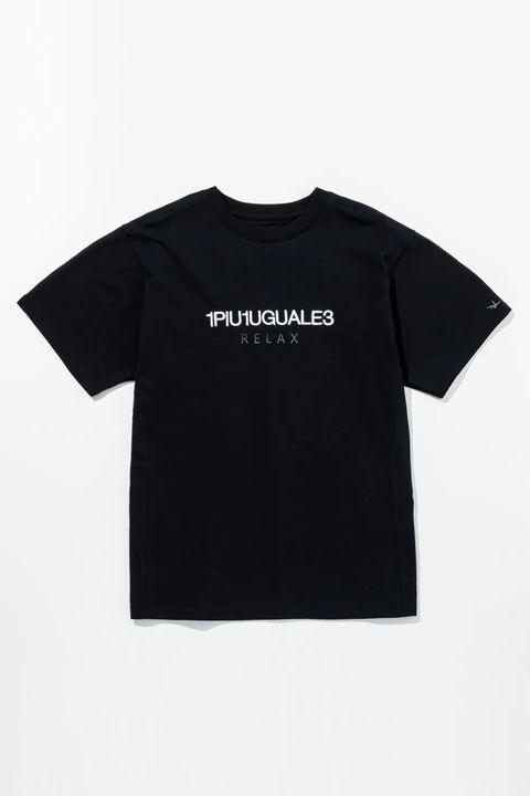 ブランドロゴリバースプリント Tシャツ / ブラック【UST-26069】