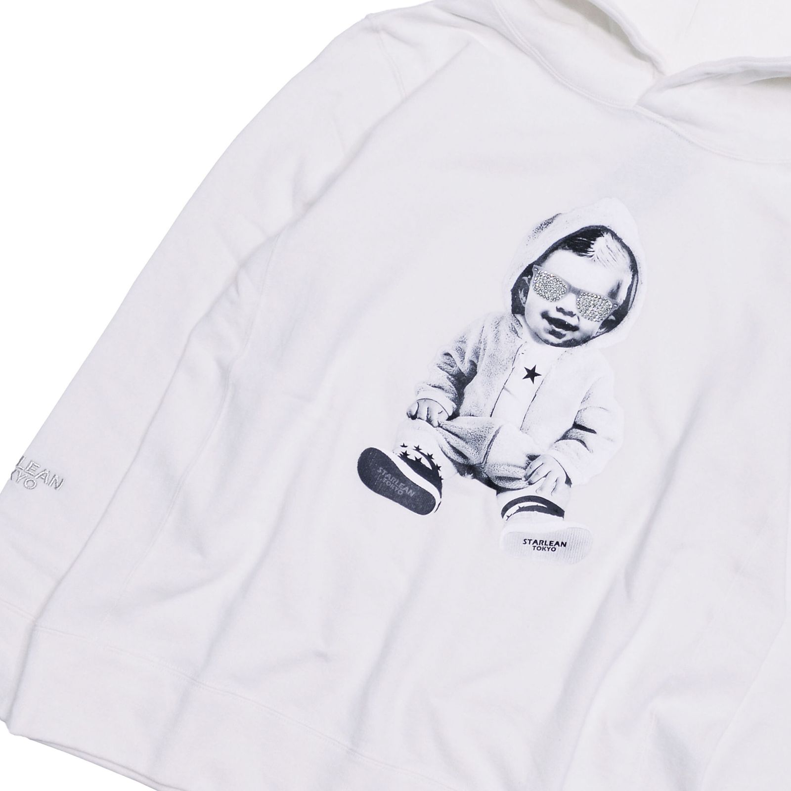 プルオーバーパーカー / SWALLOW HOODIE BABY / WHITE  [SLPP086]