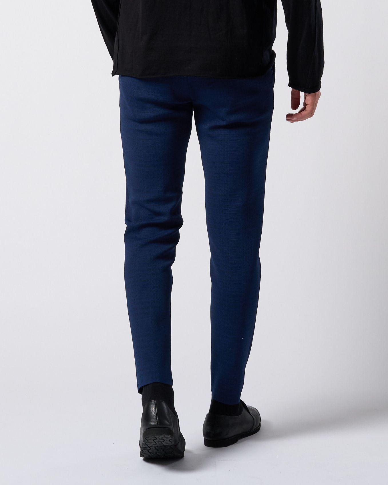 ☆先行予約☆ muta × wjk  / ニットイージースラックス / function knit easy slacks(jacquard check) / NAVY CHECK [504 mw08j]