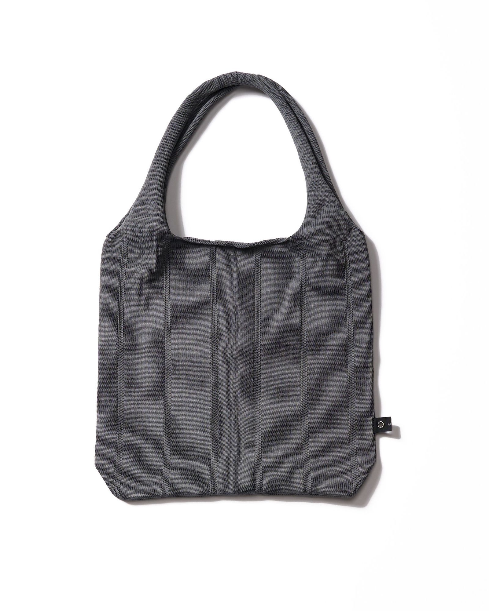 ☆先行予約☆ wjk  / ストライプニットバッグ / stripe knit bag / charcoal【8005 kw86k】