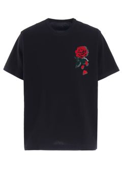 ROSE T-SHIRT / BLACK [GQ-T02-071-1]