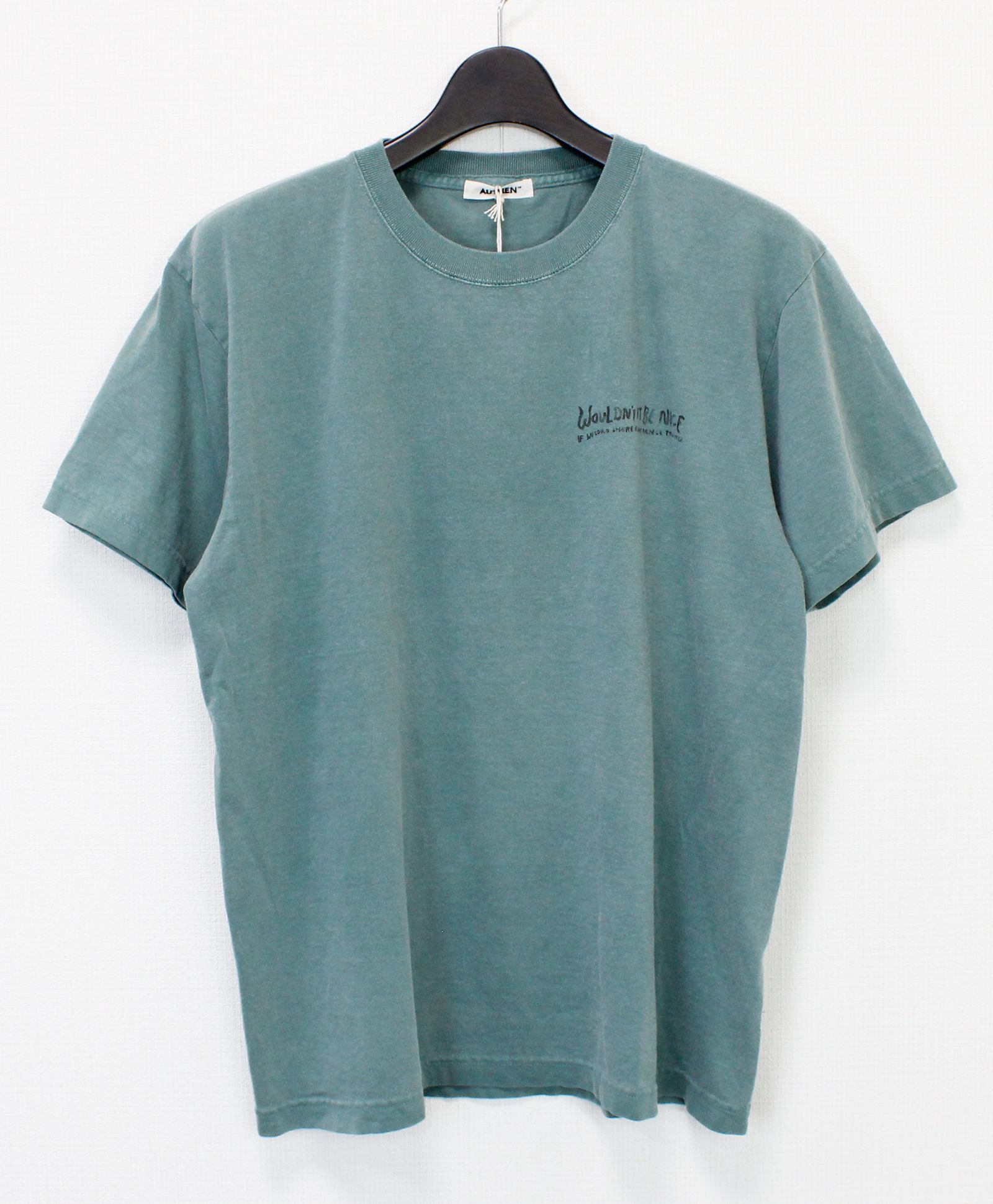 Tシャツ / S/S AUTHEN x Shiomi Wada NICE T-SHIRT  / PALE GREEN [AUT-146-102]