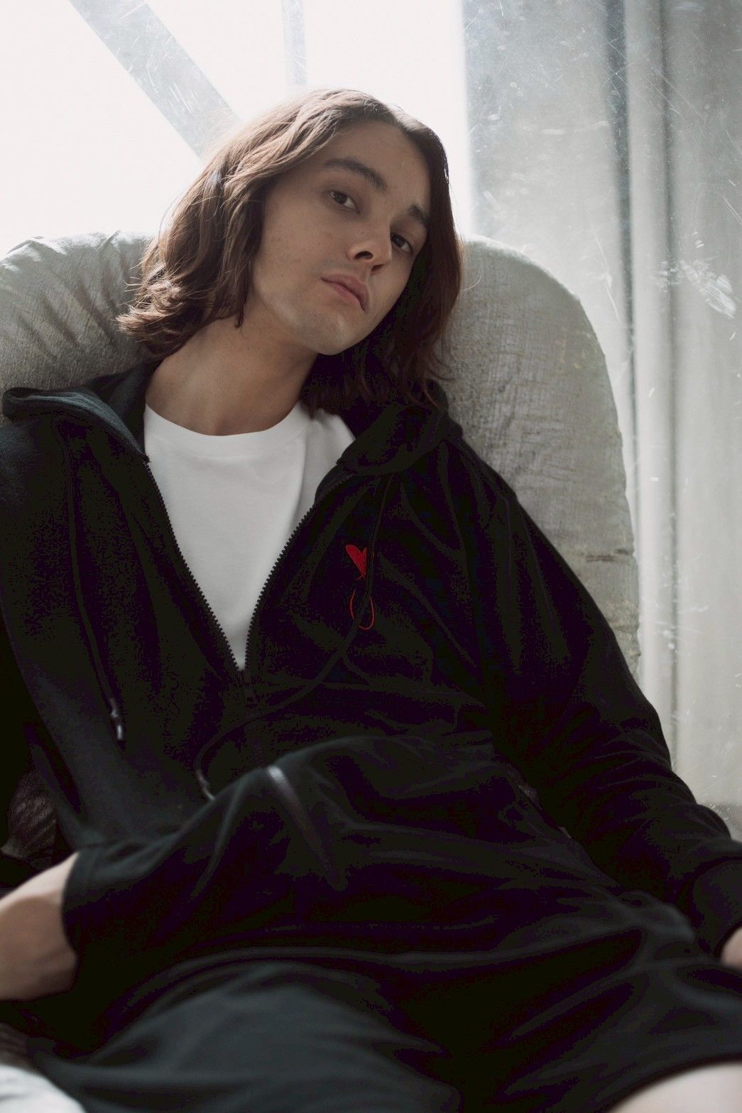 パイルジップパーカー / Pile Zip Hoodie / BLACK