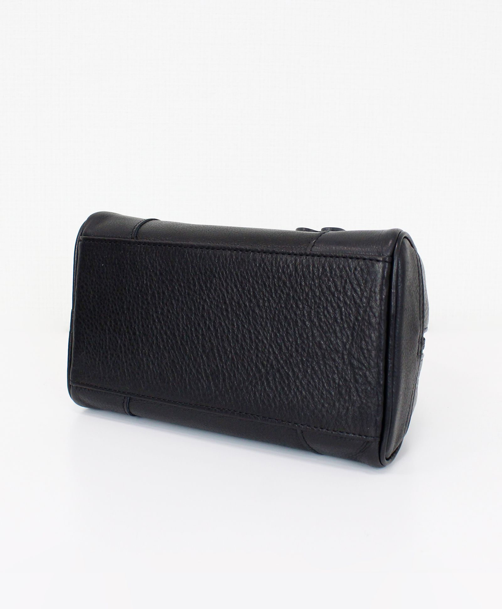 オイルドカウレザー・ミニミニボストンショルダートート / Oiled Cow Leather Mini mini Sholder BOSTON TOTE / B-BLACK [DCD-01315S]