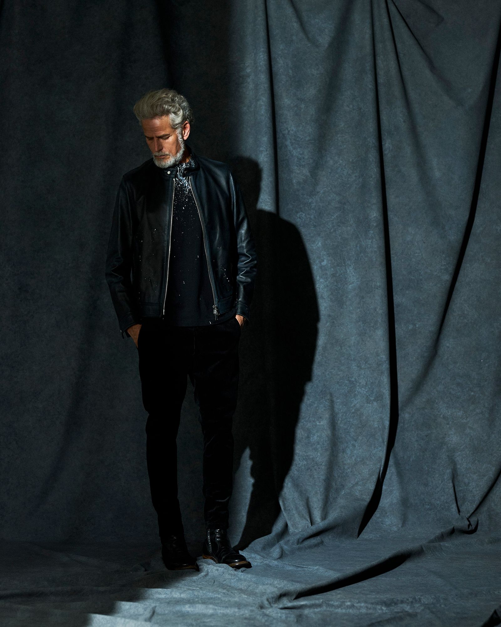 ☆先行予約販売☆ Emmeti x ACANTHUS レザージャケット /   "JURI"  Aged Edition  / BLACK 【LM2601】