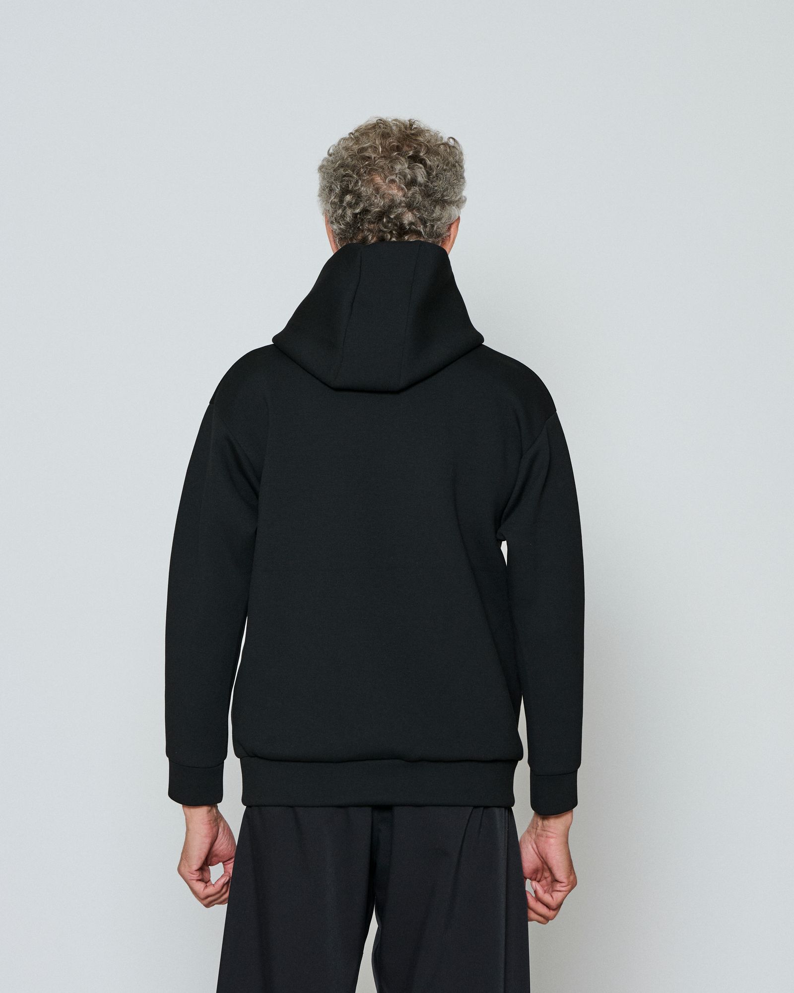 ☆先行予約☆  ダンボールニットスウェットパーカー / フーディー / Hooded Sweatshirt / BLACK 【DW2501】
