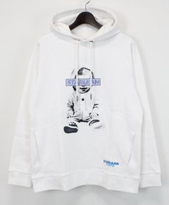 プルオーバーパーカー / SWALLOW LOGO BABY HOODIE / WHITE  [SLPP157]
