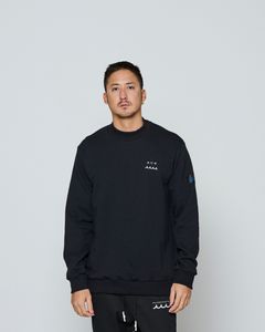 ☆先行予約☆ muta MARINE × ACANTHUS / モックネックスウェット / Mockneck Sweatshirts / BLACK 【MA2655】