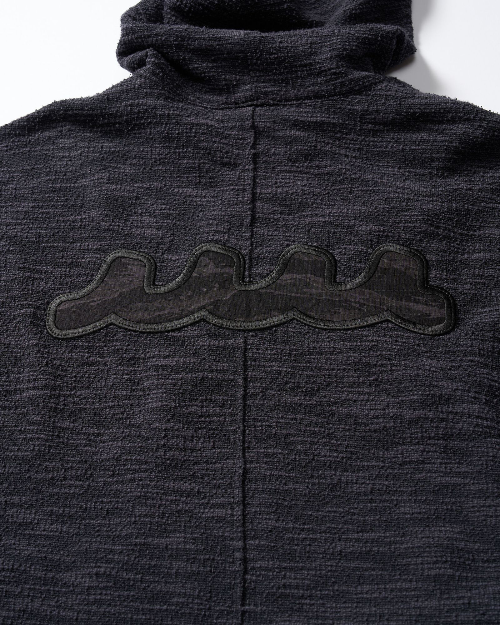 ☆先行予約☆ muta × wjk  / ニットジャガード リラックス パーカー / knit jacquard relax parker / BLACK [204 mw02i]