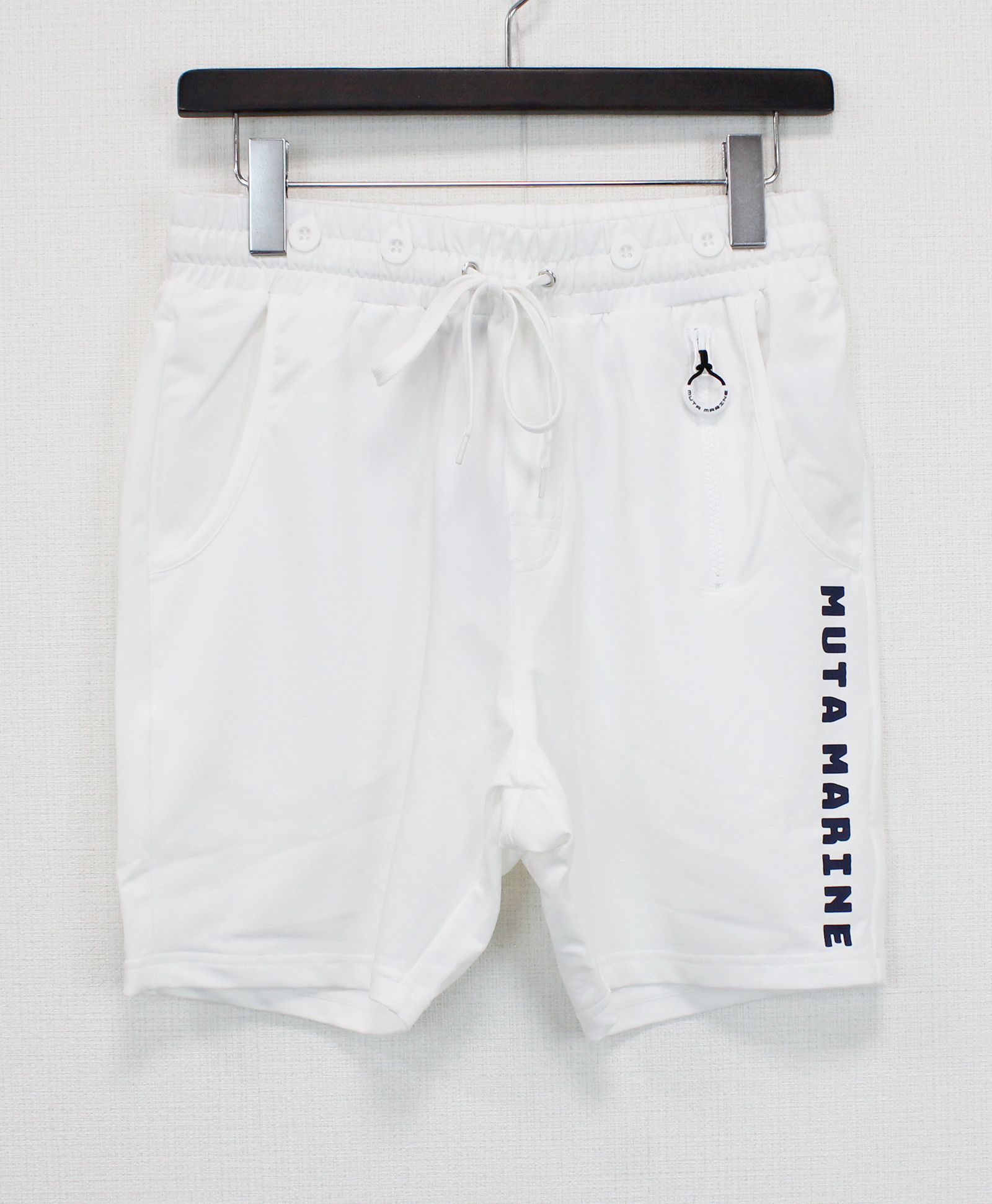 muta MARINE ホワイト ショートパンツ　ムータ　メンズ　短パン　夏物 muta MARINE GOLF ショートパンツ メンズ ムータ マリン ゴルフ