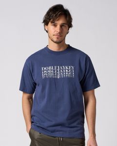 ☆先行予約☆ ダブルジェイケイ Tシャツ /  DOBLEJAYKEY T / NAVY [7403 cj52i]