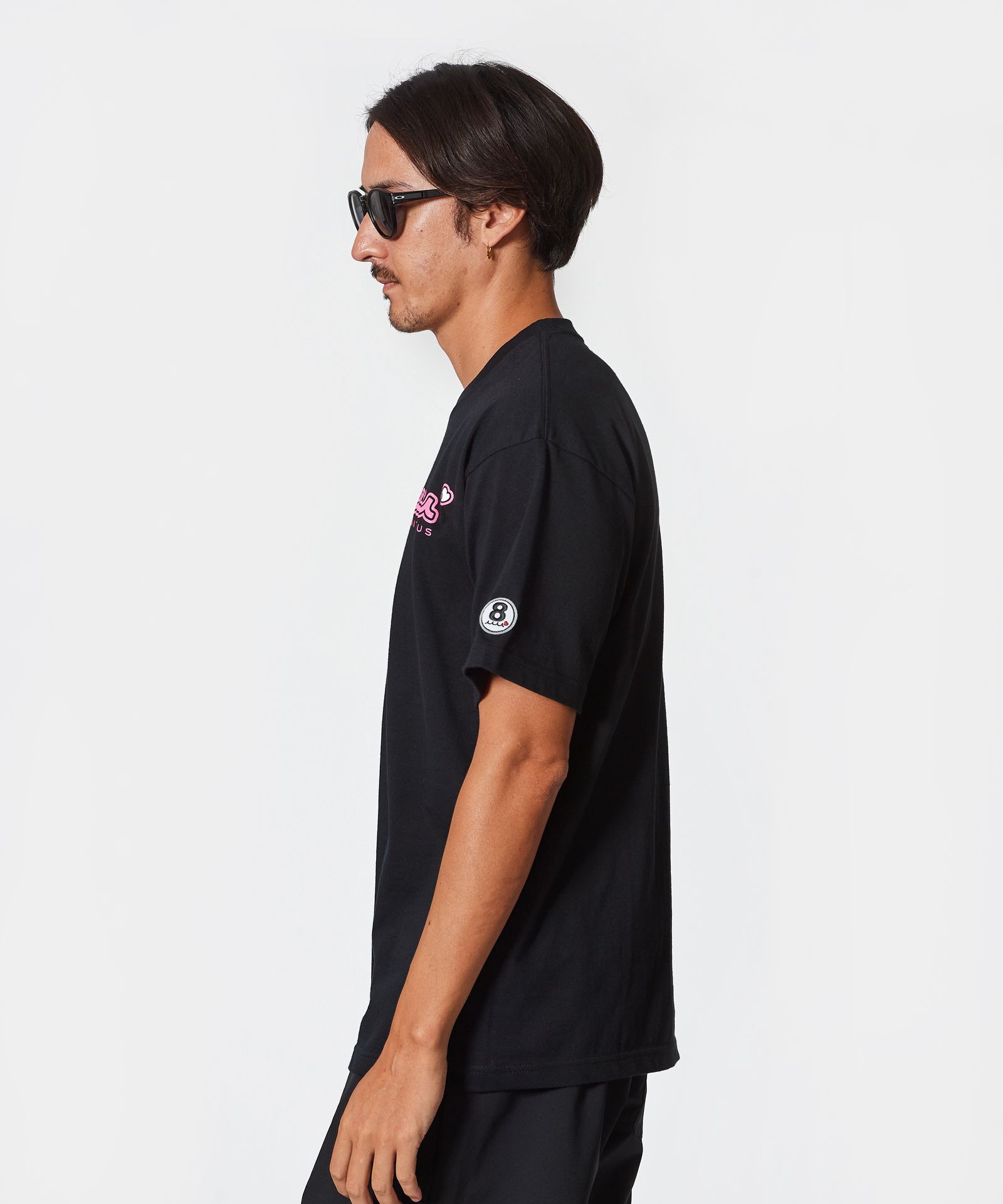 ACANTHUS × muta MARINE / muta sweet logo Tee /Tシャツ / BLACK 【MA2526】