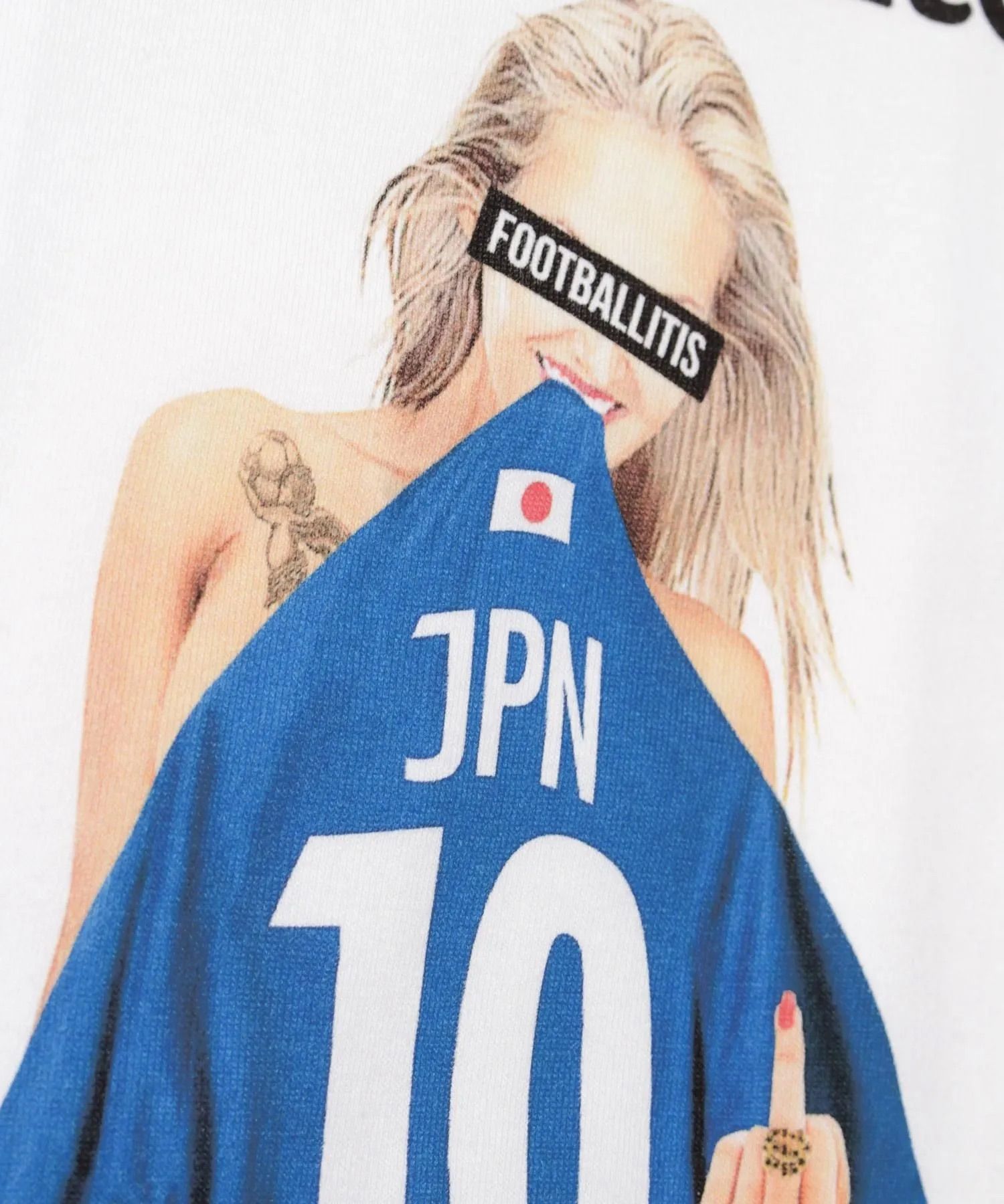 【FOOTBALLITIS】[No.10] Tシャツ / WHITE [261327NT]